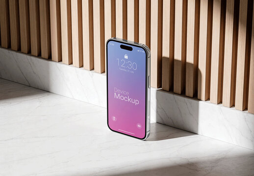 Modern Iphone Elegant Studio Mockup
