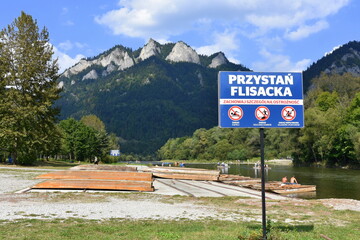 Przystań flisacka na Dunajcu, Pieniny, Dunajec, Pieniński Park Narodowy, Małopolska, Polska, Europa © Albin Marciniak
