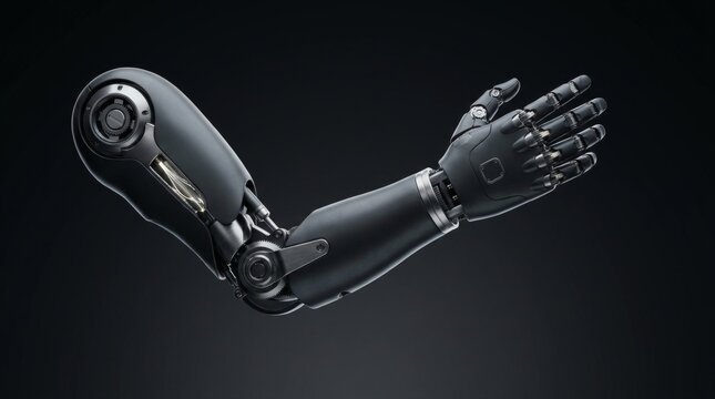 Bionic Arm with Mechanical Hand Detail