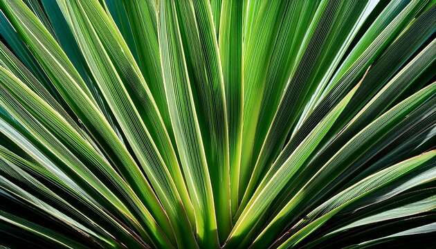 Close Up Of Yucca Abstract Background