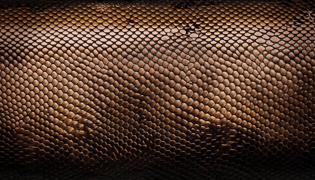 Snake Skin Background Close Up Reptile Texture