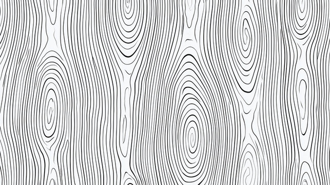 Exclusive photo of Abstract vector wood grain pattern illustration isolated on white background. This organic texture is perfect for graphic design backdrops or interior decor concepts.