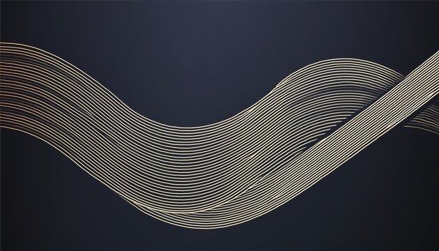Minimal Nautical Rope Curve Half Circle Line Illustration