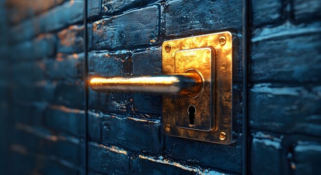 Security lock secure network privacy defense photo