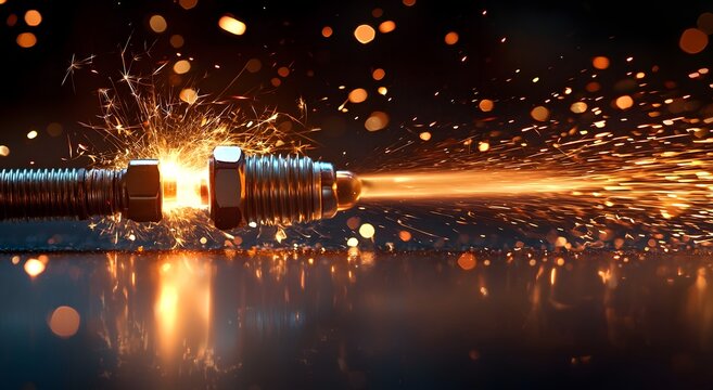 Spark plug ignition engine power combustion automotive technology image