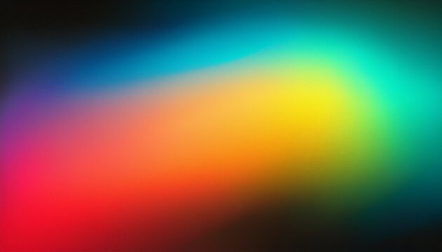 Black Red Orange Yellow Green Blue Cyan Teal Magenta Pink White Rainbow Abstract Background Color Gradient Ombre Blend Bright Glow Neon Flash Noise Grain Blur Mesh Light Spectrum Effect