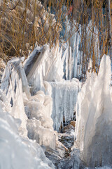 Frozen Balaton shoreline © Mrton