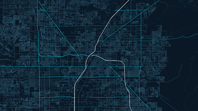Las Vegas Nevada City Street Map Blueprint Poster