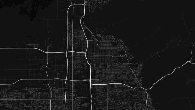 Salt Lake City Utah City Street Map Black and White Poster
