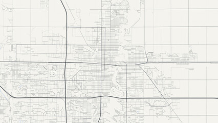 Fargo North Dakota City Street Map Cream Ivory Minimalist Poster © Auras