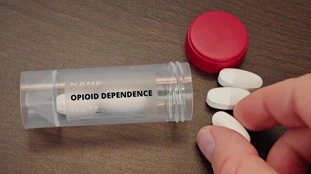 OPIOID DEPENDENCE tablets used to manage withdrawal and reduce opioid addiction tablet taken by a patient