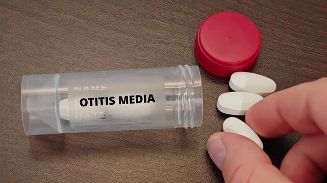 OTITIS MEDIA infectious disease topic for diagnosis, treatment and prevention tablet taken by a patient