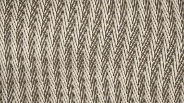 Knitted Wool Fabric Texture Close Up Seamless Loop in deep ivory tones