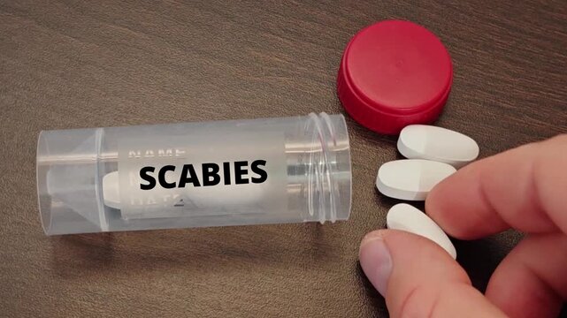 SCABIES infectious or parasitic disease topic for treatment and prevention tablet taken by a patient