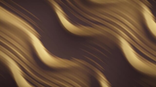 Golden sand dune ripples flowing desert waves abstract motion background seamless loop in vibrant brown tones