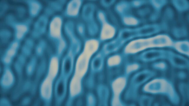 Abstract wave interference moire fringe ripple background seamless loop in cool blue tones 2