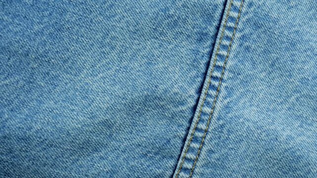 Blue denim jean fabric texture macro