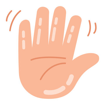 Waving Hand Icon Design