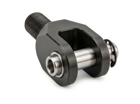 Industrial metal yoke joint connector with clevis pin connector industrial mechanical hardware