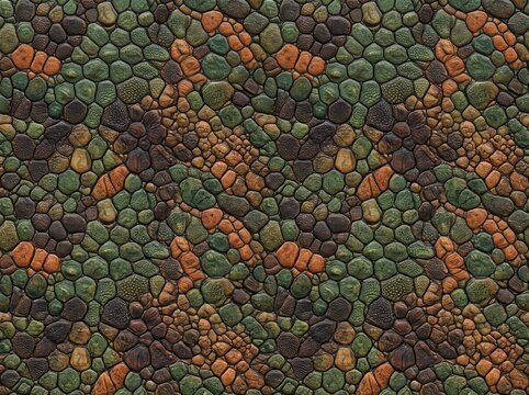 High definition macro photograph of seamless dinosaur scale texture
