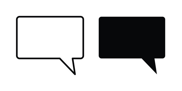 Discussion icon line logo set. EPS10