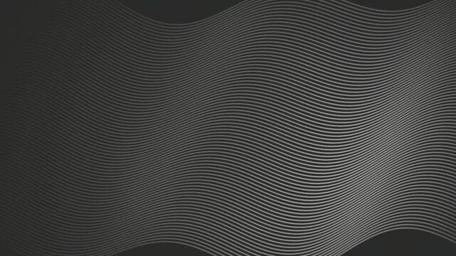A subtle pattern of thin wavy lines gently shifts across the screen