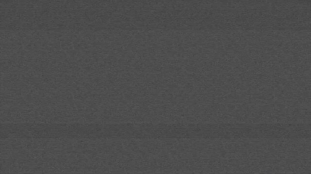 Old TV switching on and off &mdash; static snow burst, CRT power transition seamless loop, 4K