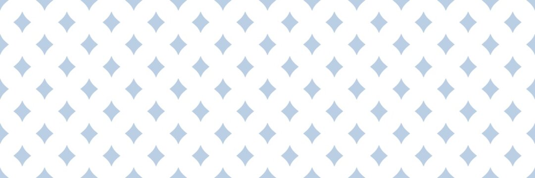 Gentle sky blue diamond grid pattern on white backdrop. Serene light blue mesh layout for baby boy shower gift wrap and soft kitchen tablecloth design.