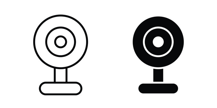 Web camera icon for marketing designs