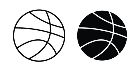 Basketball icon for marketing designs © kia