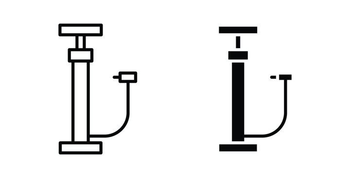 Air pump icon for marketing designs