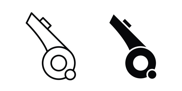 Whistle icon for marketing designs