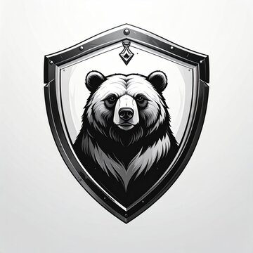 Bear shield icon
