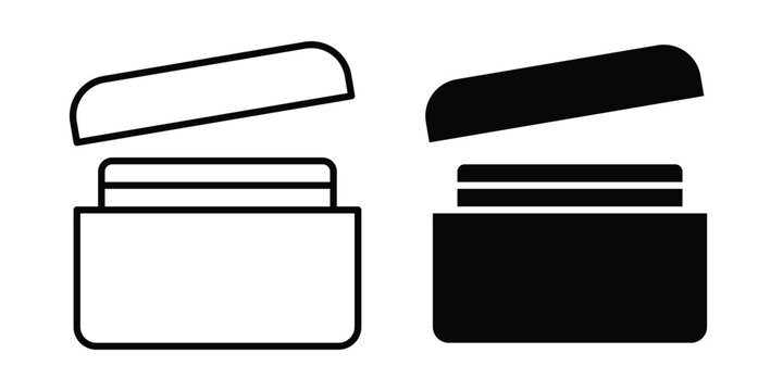 Body cream icon minimal logo collection