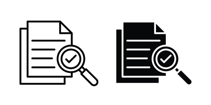 Compliance document icon minimal logo collection