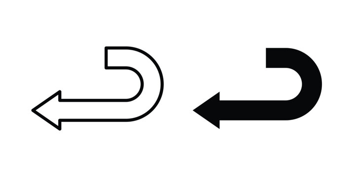 Send back icon for creative projects