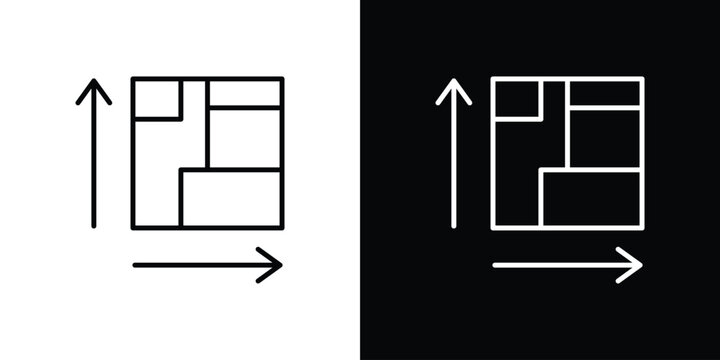 House plan icon vector graphic kit