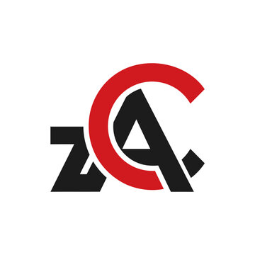 Bold Abstract Monogram ZCA Logo Design For Branding and Identity
