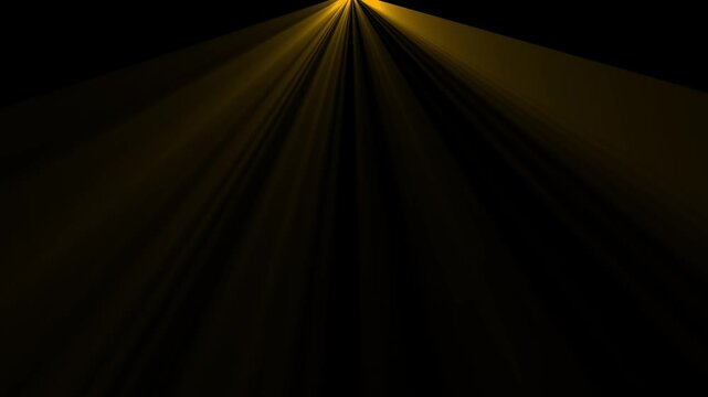 optical shine lens flares flickering rotation and light lens flares animation on black background. 3d Stage background with Light Rays falling on the ground