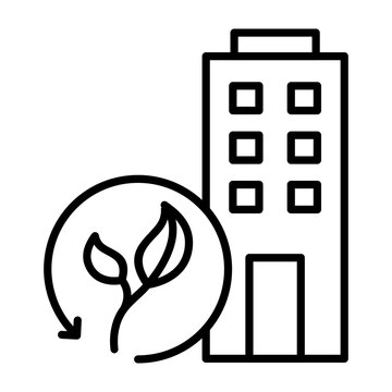 Green Building Icon