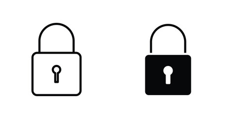 Lock icon editable designs bundle © Aronno