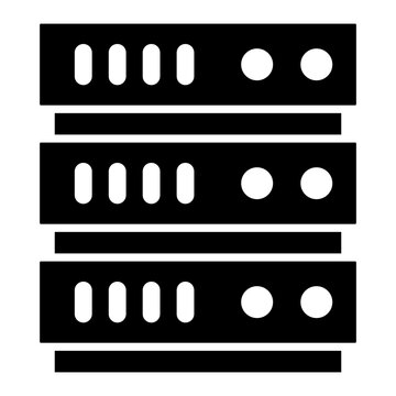 Dedicated Server Rack Icon