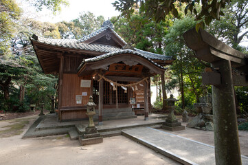 Fototapeta premium 佐賀県唐津市宝満神社
