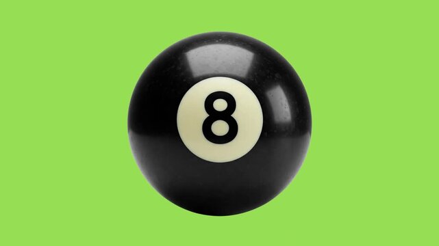 3d icon animation of a billiards 