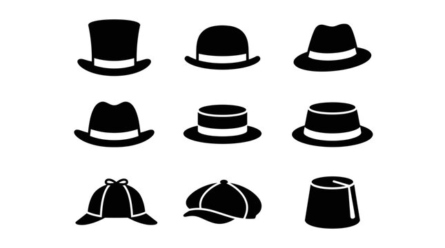 Collection of various classic hats.