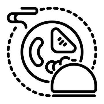 Food icon, line icon style