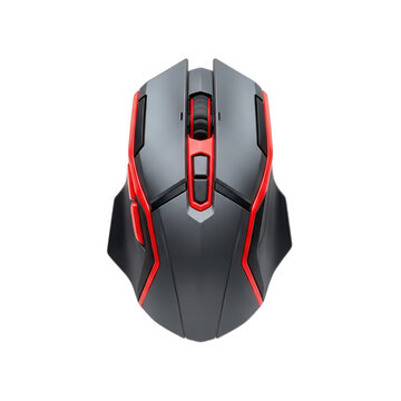Gaming Mouse Top View Transparent Background