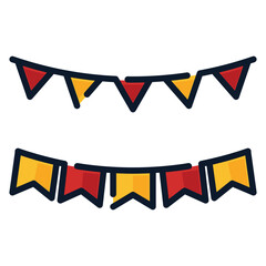 Fototapeta premium Party Banner Icon Illustration