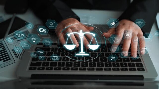Artificial intelligence enhances legal systems through automation, AI decision support, and legal analytics. Legal system and justice AI transform operations. Marrow