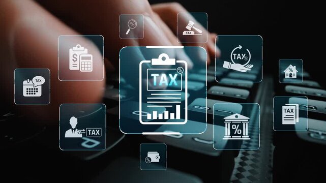Financial regulation and tax compliance concept showing tax document, VAT, transaction flow, and financial auditing in modern financial system Marrow